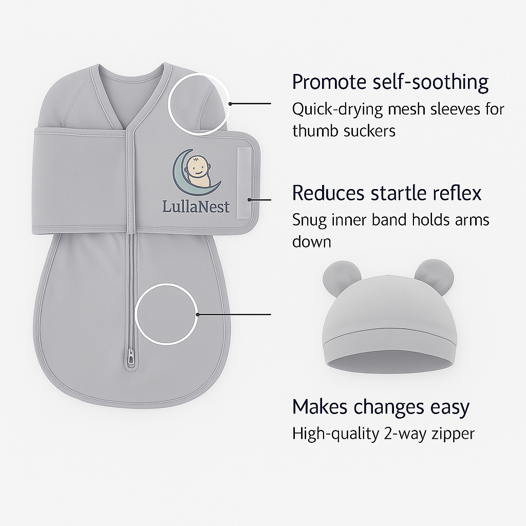 Zen Swaddle® Enveloppe de Sommeil pour Bébé™